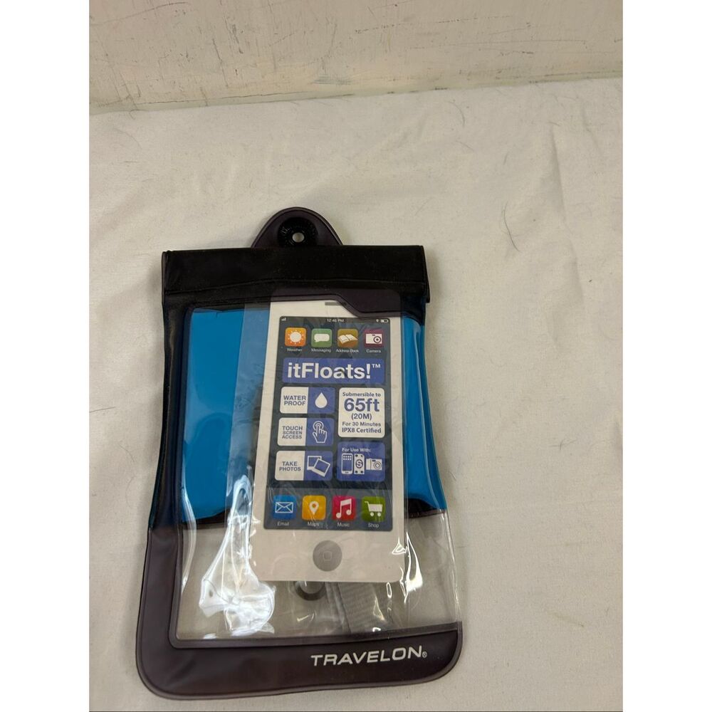 Travelon It Floats Lanyard waterproof pouch system new